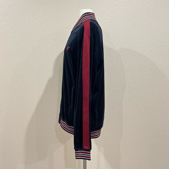 Tretorn NWT Navy Velour Colorblock Track Jacket Size Medium - Picture 7 of 13